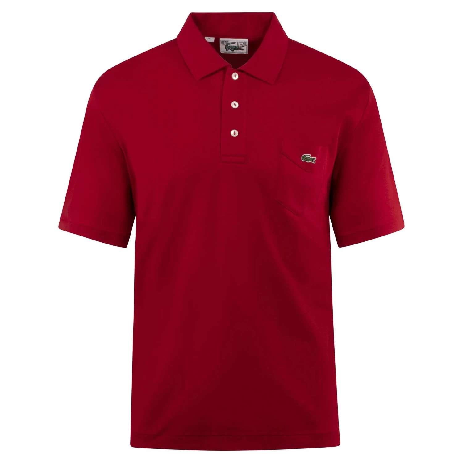 Lacoste Mens Anniversary Collection Polo Shirt Red 1 Lacoste Mens Anniversary Collection Polo Shirt Red