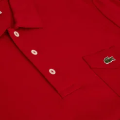 Lacoste Mens Anniversary Collection Polo Shirt Red 18 Lacoste Mens Anniversary Collection Polo Shirt Red -Teepeg Shop image430617906