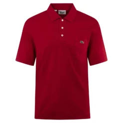 Lacoste Mens Anniversary Collection Polo Shirt Red 23 Lacoste Mens Anniversary Collection Polo Shirt Red -Teepeg Shop image430617919