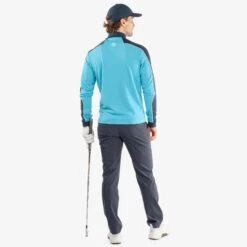 Galvin Green Dave Insulate Mens Golf Mid Layer Alaskan Blue/Navy -Teepeg Shop image430778240