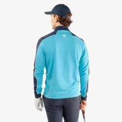 Galvin Green Dave Insulate Mens Golf Mid Layer Alaskan Blue/Navy -Teepeg Shop image430778244