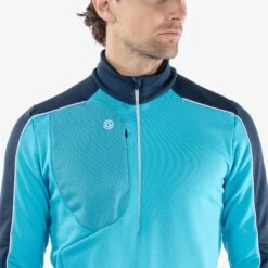 Galvin Green Dave Insulate Mens Golf Mid Layer Alaskan Blue/Navy -Teepeg Shop image430778280