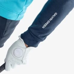 Galvin Green Dave Insulate Mens Golf Mid Layer Alaskan Blue/Navy -Teepeg Shop image430778284