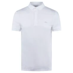 Lacoste Mens Regular Fit Paris Polo Shirt White -Teepeg Shop image432990019
