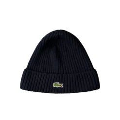 Lacoste Rib Knit Beanie Navy 5 Lacoste Rib Knit Beanie Navy -Teepeg Shop image432990839