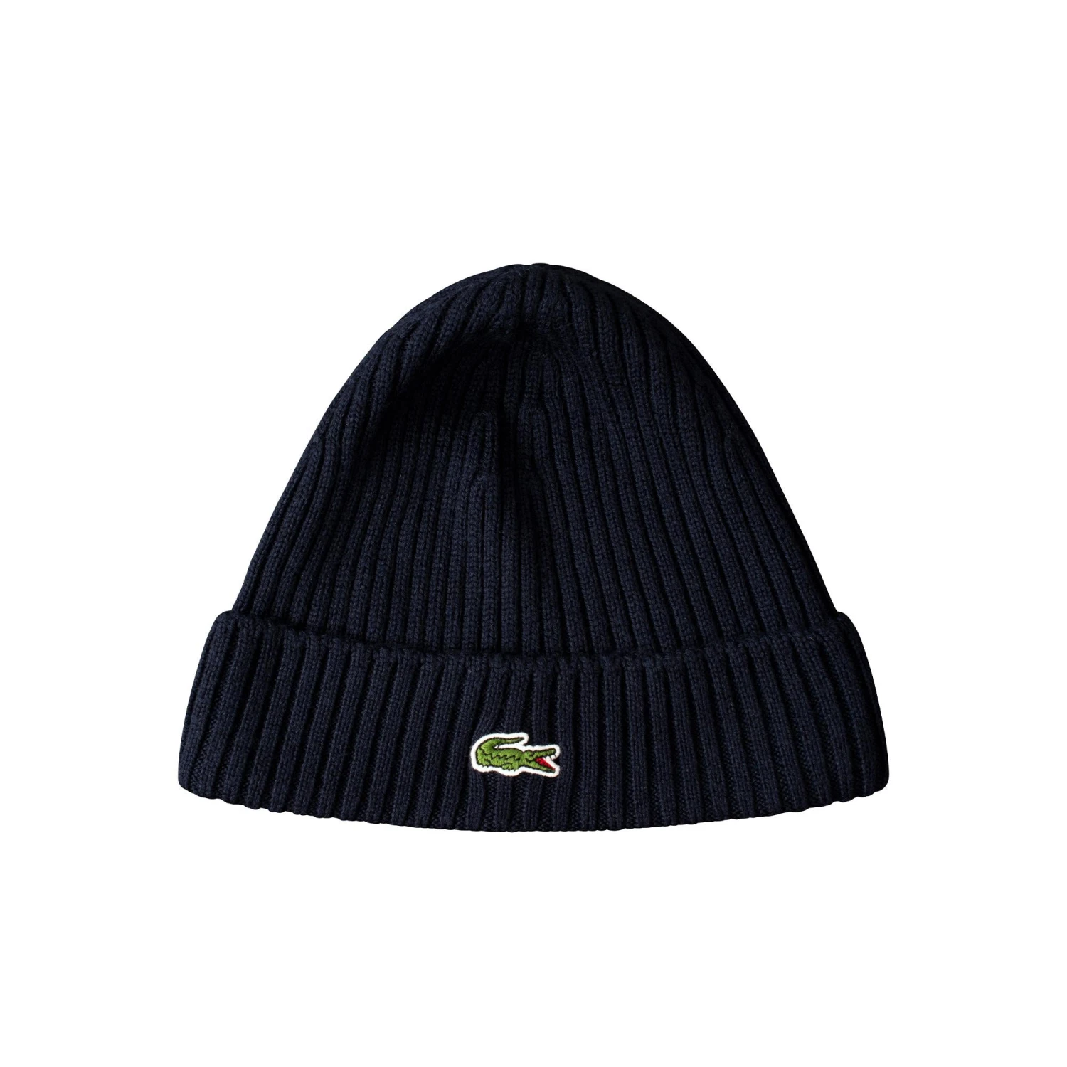 Lacoste Rib Knit Beanie Navy 3 Lacoste Rib Knit Beanie Navy - Image 3