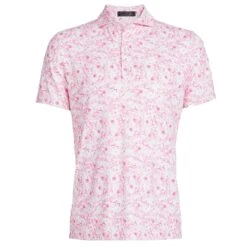 G/FORE Botanic Garden Tech Jersey Mens Golf Polo Shirt Trifle -Teepeg Shop image433005686