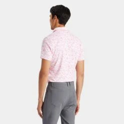 G/FORE Botanic Garden Tech Jersey Mens Golf Polo Shirt Trifle -Teepeg Shop image433005705