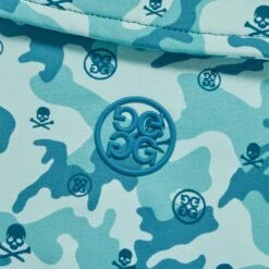 G/FORE Mapped Icon Camo Tech Jersey Mens Golf Polo Monsoon -Teepeg Shop image433006827