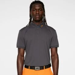 J.Lindeberg J Lindeberg KV Mens Golf Polo Shirt Asphalt -Teepeg Shop image433991730