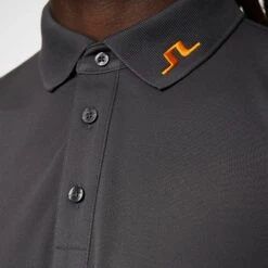 J.Lindeberg J Lindeberg KV Mens Golf Polo Shirt Asphalt -Teepeg Shop image433991736