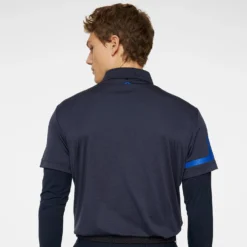 J.Lindeberg J Lindeberg Heath Mens Golf Polo Shirt Navy Melange -Teepeg Shop image433992171