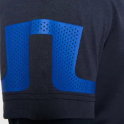 J.Lindeberg J Lindeberg Heath Mens Golf Polo Shirt Navy Melange -Teepeg Shop image433992175