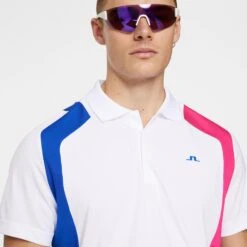 J.Lindeberg J Lindeberg Legacy Mens Golf Polo Shirt White -Teepeg Shop image433994209