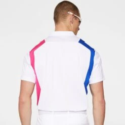 J.Lindeberg J Lindeberg Legacy Mens Golf Polo Shirt White -Teepeg Shop image433994211