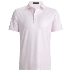 G/FORE Garden Print Mens Golf Polo Shirt Blush
