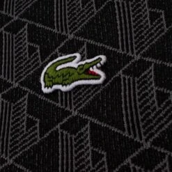 Mens Lacoste Monogram Motif Polo Shirt Black 13 Mens Lacoste Monogram Motif Polo Shirt Black -Teepeg Shop image435912059