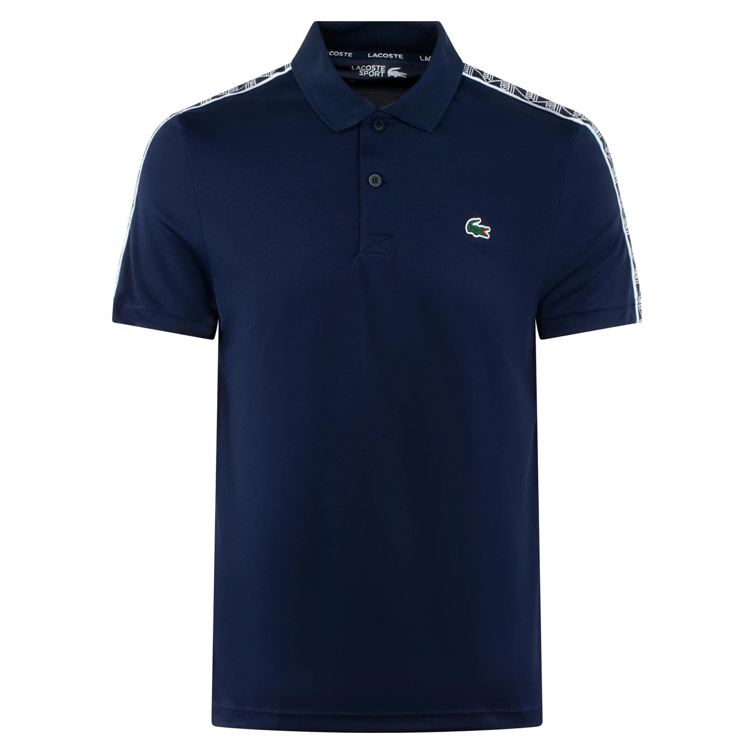 Lacoste Sport Ultra Dry Pique Mens Polo Shirt Navy 6 Lacoste Sport Ultra Dry Pique Mens Polo Shirt Navy - Image 6