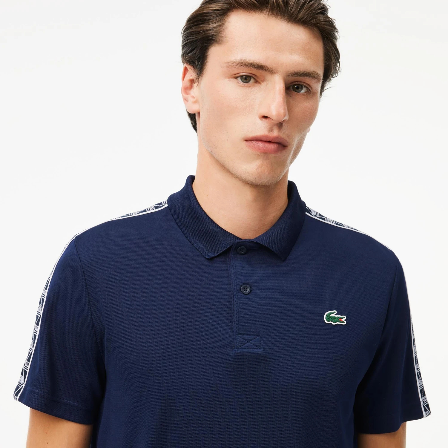 Lacoste Sport Ultra Dry Pique Mens Polo Shirt Navy 9 Lacoste Sport Ultra Dry Pique Mens Polo Shirt Navy - Image 9