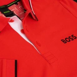 Boss Paddy Pro Mens Polo Shirt Red -Teepeg Shop image436463589