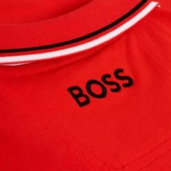 Boss Paddy Pro Mens Polo Shirt Red -Teepeg Shop image436463593