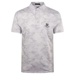 G/FORE Icon Camo Tech Jersey Mens Golf Polo Snow