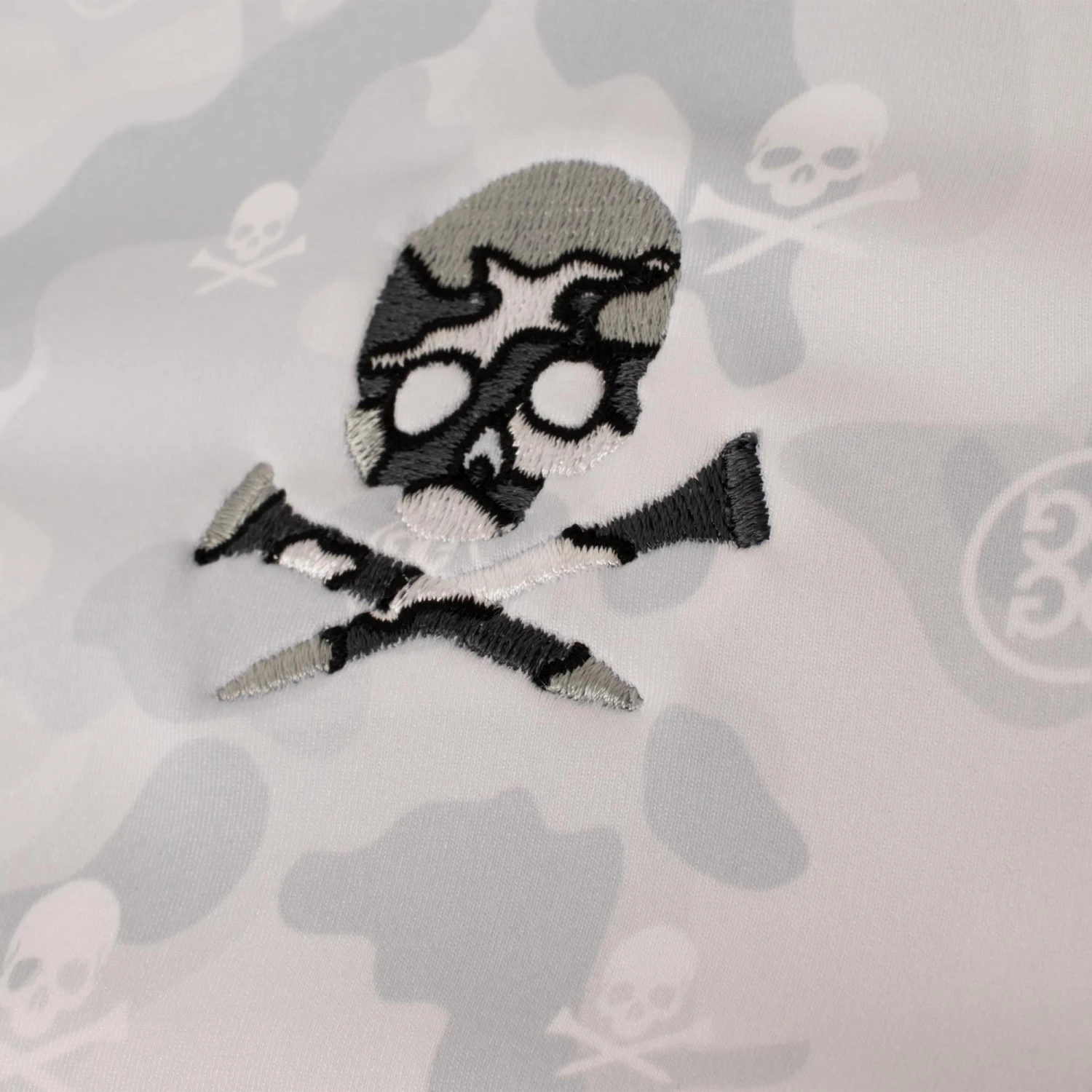 G/FORE Icon Camo Tech Jersey Mens Golf Polo Snow 4 G/FORE Icon Camo Tech Jersey Mens Golf Polo Snow - Image 4