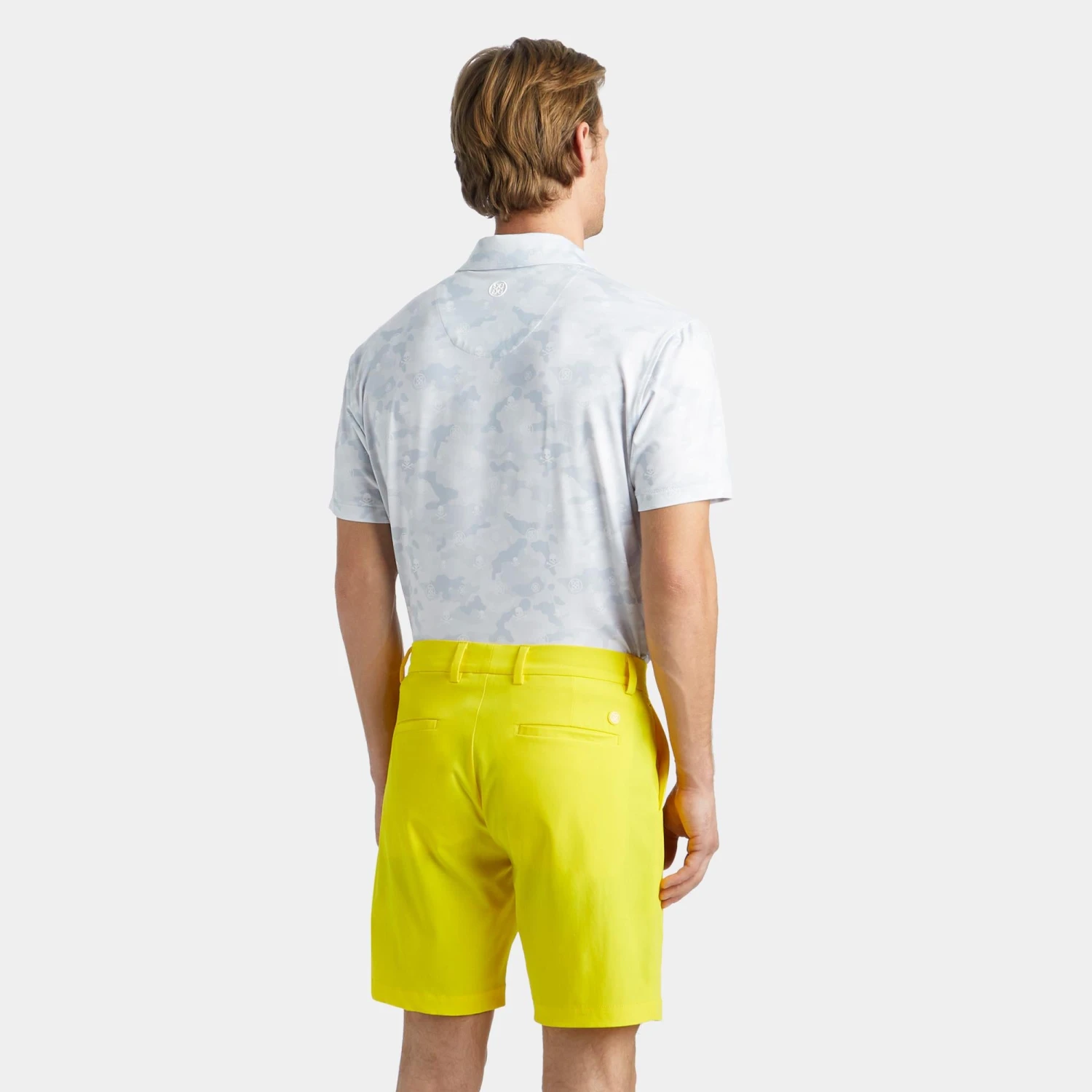 G/FORE Icon Camo Tech Jersey Mens Golf Polo Snow 9 G/FORE Icon Camo Tech Jersey Mens Golf Polo Snow - Image 9