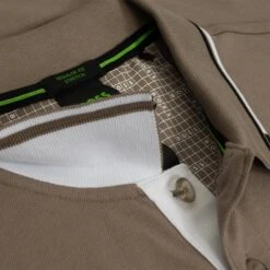 Boss Paddy Pro Mens Polo Shirt Taupe -Teepeg Shop image443172020
