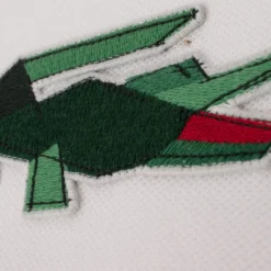 Lacoste Classic Fit L1212 Graphic Badge Polo Shirt White -Teepeg Shop image443180855