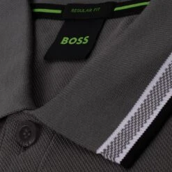 Boss Paddy Mens Polo Shirt Grey -Teepeg Shop image444589167