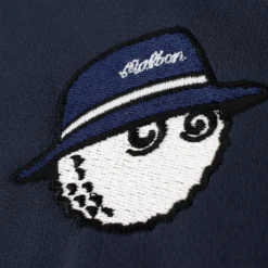 Malbon Golf Cooper Bucket Performance Quarter Zip Mens Mid Layer Navy -Teepeg Shop image444655555