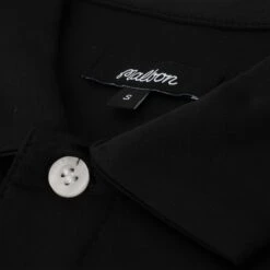 Malbon Golf Cooper Bucket Performance Pique Polo Shirt Black -Teepeg Shop image444656579