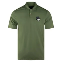 Malbon Golf Cooper Bucket Performance Pique Polo Shirt Sage -Teepeg Shop image444656796