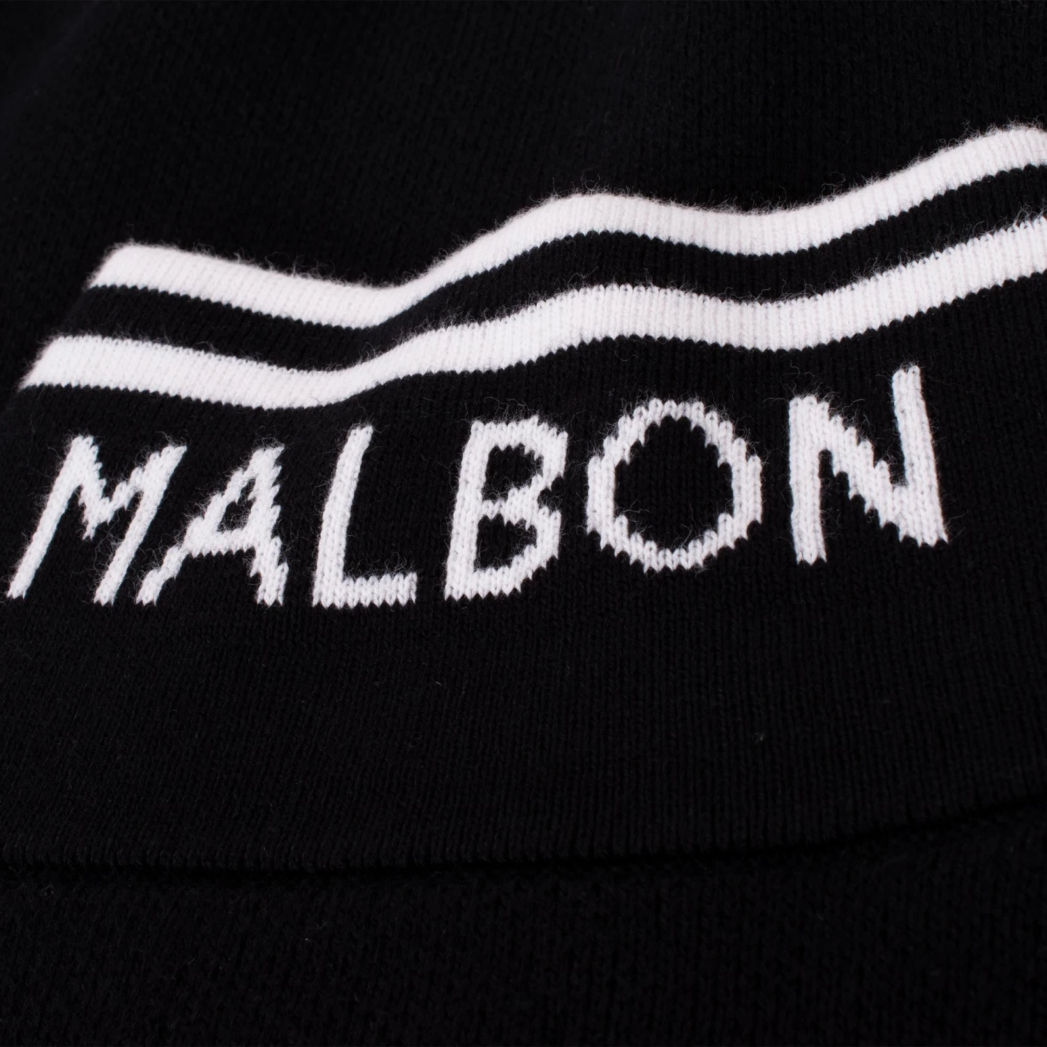 Malbon Golf Cooper Bucket Sorrel Knit Quarter Zip Sweater Black 5 Malbon Golf Cooper Bucket Sorrel Knit Quarter Zip Sweater Black - Image 5