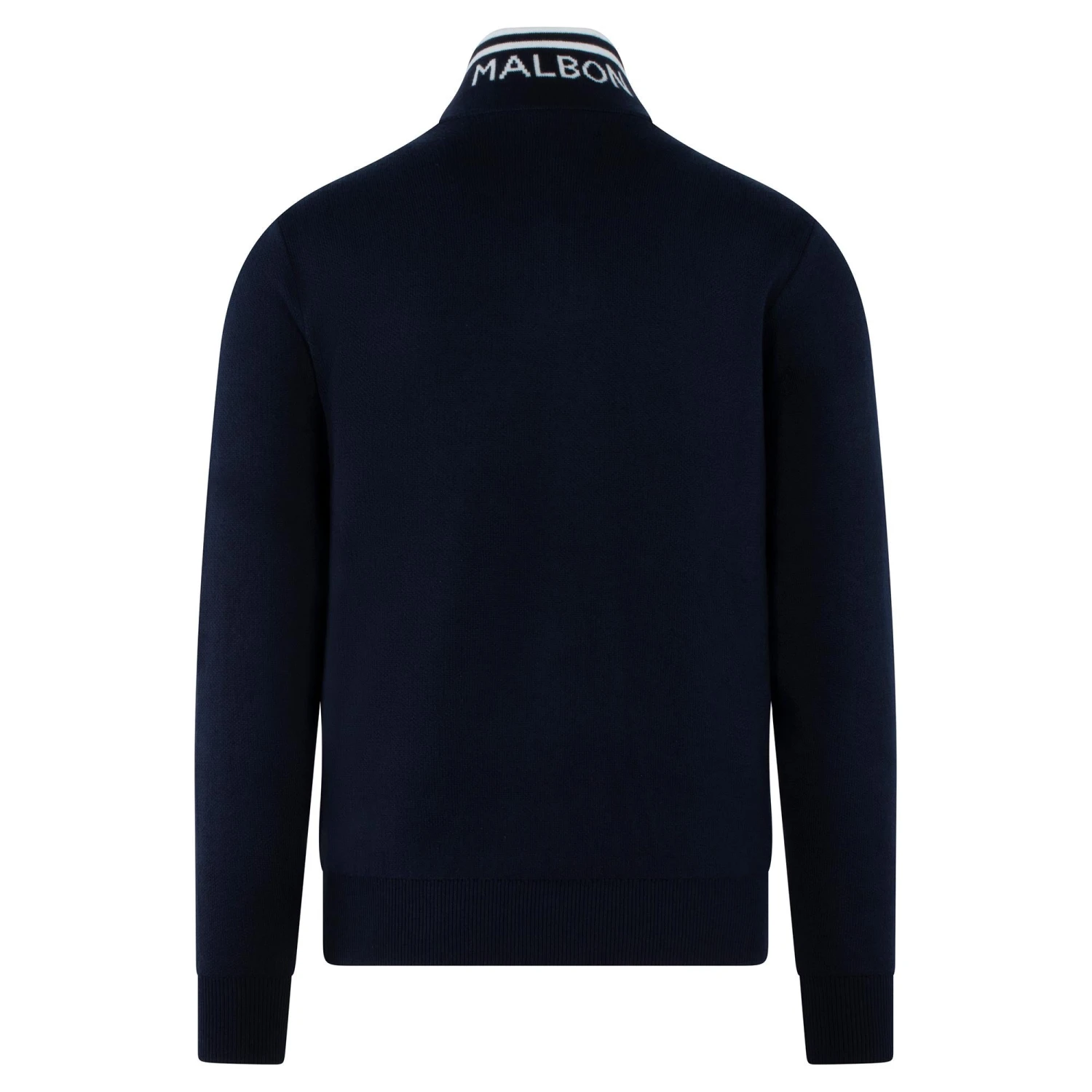 Malbon Golf Cooper Bucket Sorrel Knit Quarter Zip Sweater Navy 2 Malbon Golf Cooper Bucket Sorrel Knit Quarter Zip Sweater Navy - Image 2