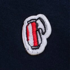 Jones Original Red Golf Bag Badge Mens Polo Shirt Navy -Teepeg Shop image446086453