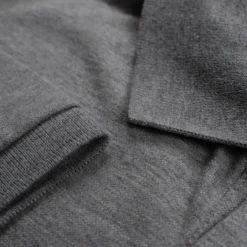 Jones Original Red Golf Bag Badge Mens Polo Shirt Grey -Teepeg Shop image446087028