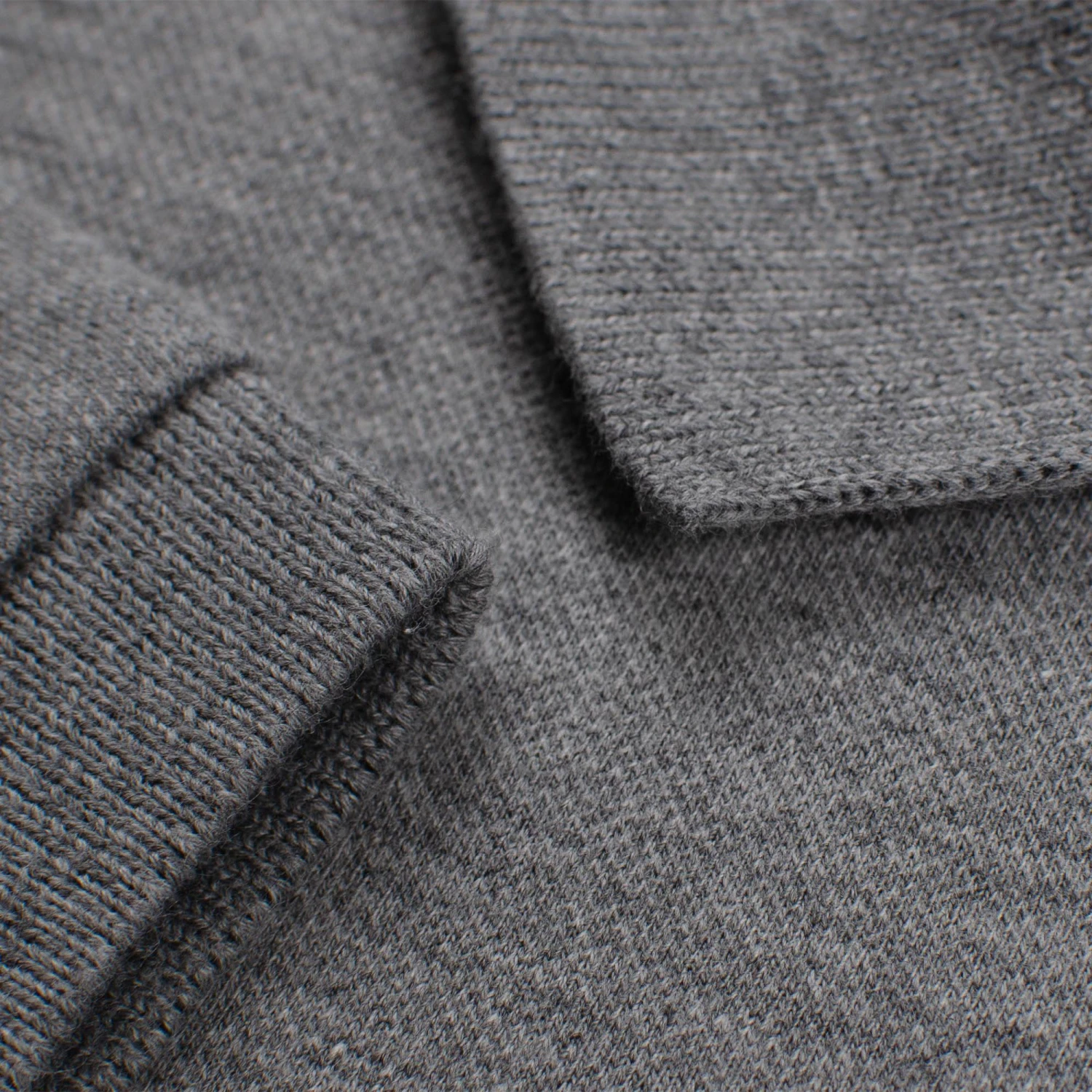 Jones Original Varsity Badge Mens Polo Shirt Grey 6 Jones Original Varsity Badge Mens Polo Shirt Grey - Image 6