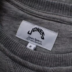 Jones Original Script Logo Mens Sweatshirt Shirt Grey -Teepeg Shop image446406576