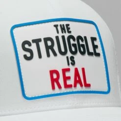 G/FORE The Struggle Is Real Mens Snapback Cap Snow -Teepeg Shop image450270132