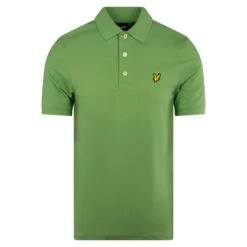 Lyle & Scott Plain Mens Polo Shirt Smoke Green