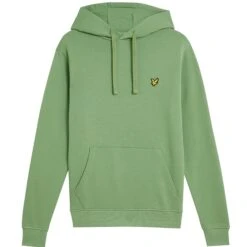 Lyle & Scott Pullover Mens Hoodie Smoke Green -Teepeg Shop image450859039