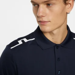 J.Lindeberg J Lindeberg Lionel Mens Golf Polo Shirt Navy -Teepeg Shop image451113430