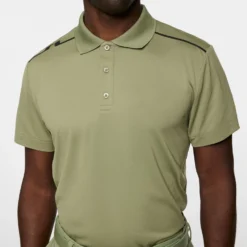J.Lindeberg J Lindeberg Lionel Mens Golf Polo Shirt Oil Green -Teepeg Shop image451113540