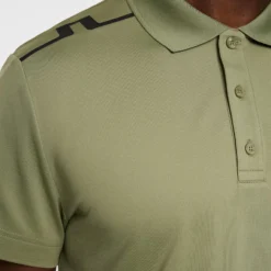 J.Lindeberg J Lindeberg Lionel Mens Golf Polo Shirt Oil Green -Teepeg Shop image451113542