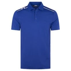 J.Lindeberg J Lindeberg Lionel Mens Golf Polo Shirt Clematis Blue