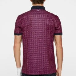 J.Lindeberg J Lindeberg Tour Tech Print Mens Golf Polo Shirt Tour Geo Navy 10 J.Lindeberg J Lindeberg Tour Tech Print Mens Golf Polo Shirt Tour Geo Navy -Teepeg Shop image451114268