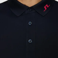 J.Lindeberg J Lindeberg KV Print Mens Golf Polo Shirt Tour Geo Navy -Teepeg Shop image451114552