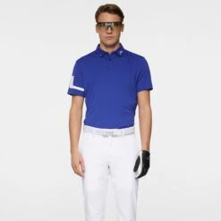 J.Lindeberg J Lindeberg Heath Mens Golf Polo Shirt Clematis Blue 9 J.Lindeberg J Lindeberg Heath Mens Golf Polo Shirt Clematis Blue -Teepeg Shop image451115622
